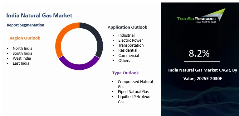 India Natural Gas Market Size and Forecast 2030 | TechSci Research