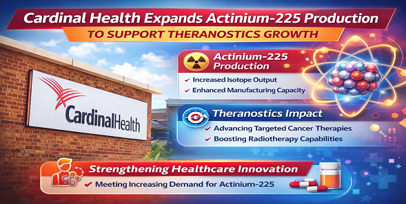 Cardinal Health expands Actinium-225 production to support theranostics growth